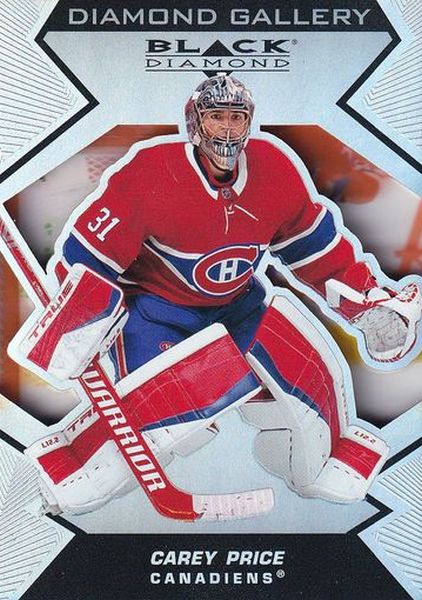 insert karta CAREY PRICE 21-22 Black Diamond Diamond Gallery číslo DG-CP